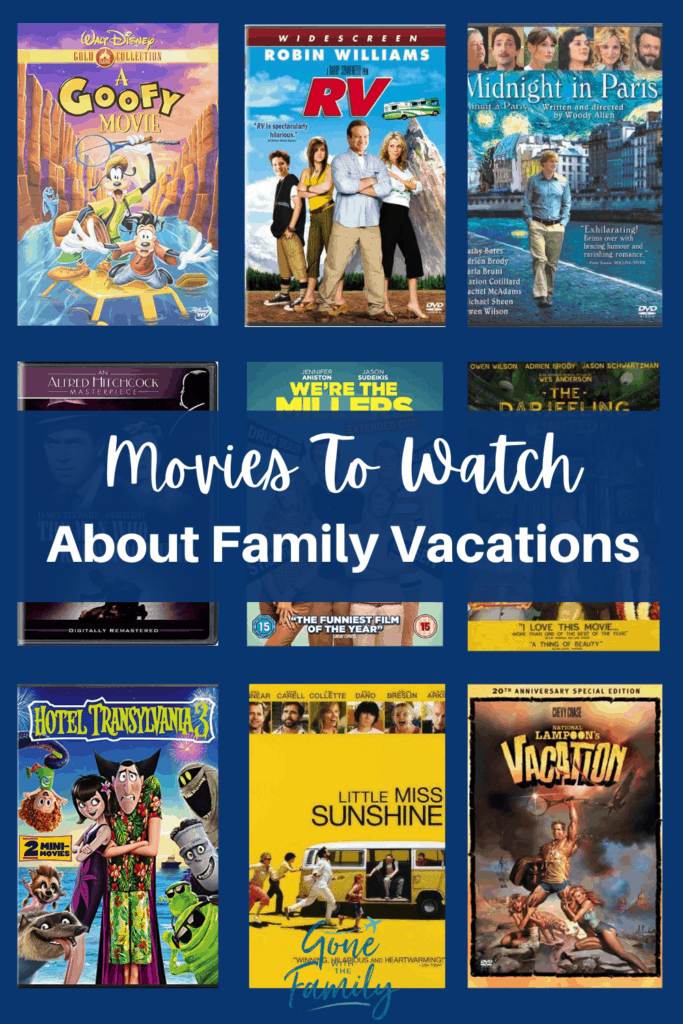Pinterest image for Movies to Watch About Family Vacations.