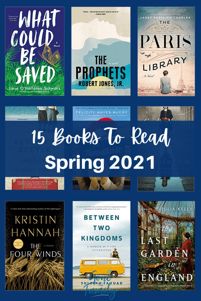 Pinterest Image for 15 Books To Read Spring 2021