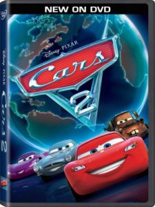 Cars 2 dvd cover.