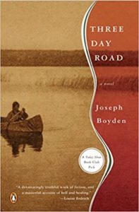 Three Day Road by Joseph Boyden cover image.
