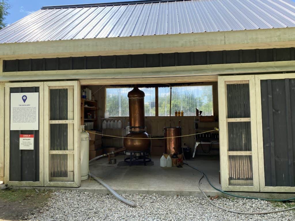The Distillery at Terre Bleu Lavender Farm.