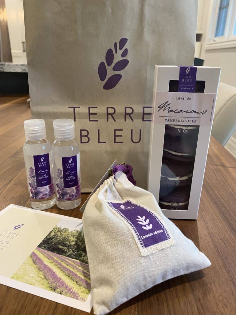 Lavender products from Terre Bleu Lavender Farm.