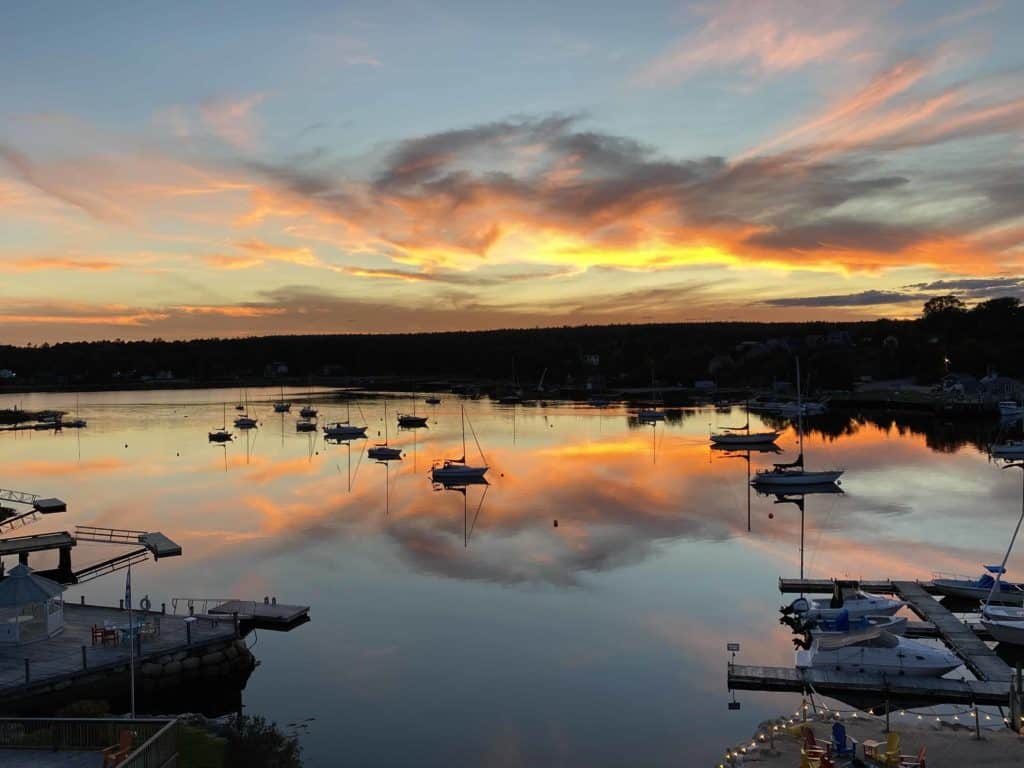 Sunset at Hubbards Cove, Nova Scotia.
