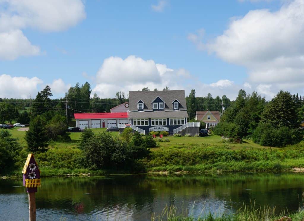 The Mill restaurant alongside the River Clyde in New Glasgow, Prince Edward Island.