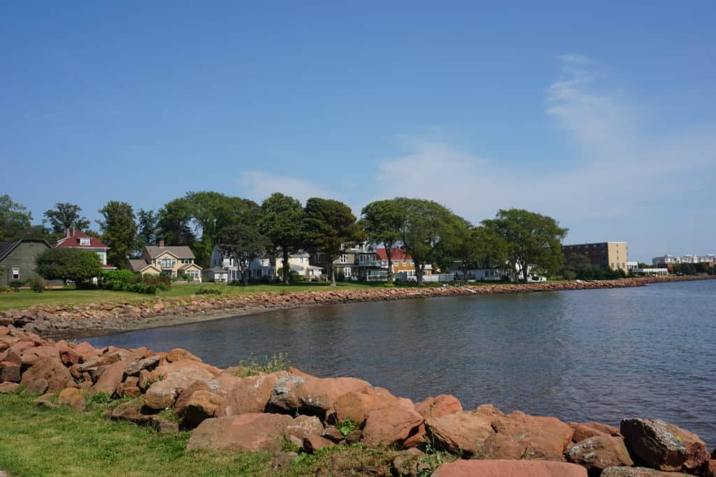 Charlottetown, Prince Edward Island waterfront.