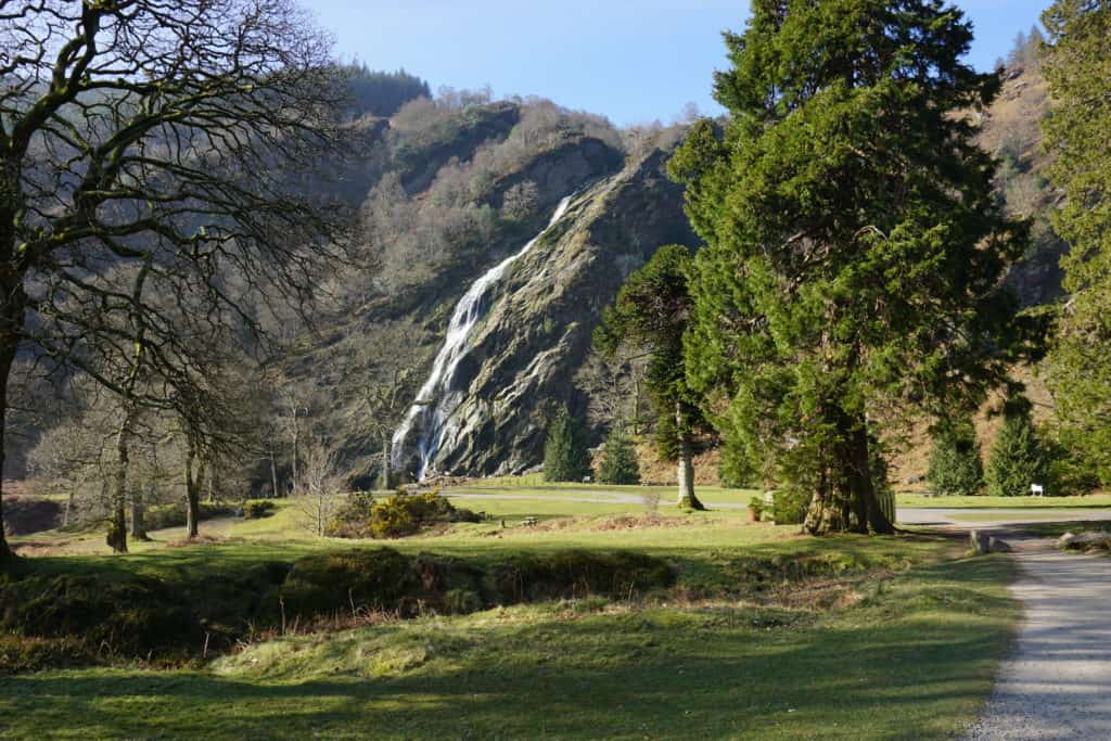 Powerscourt waterfall, County Wicklow, Ireland.