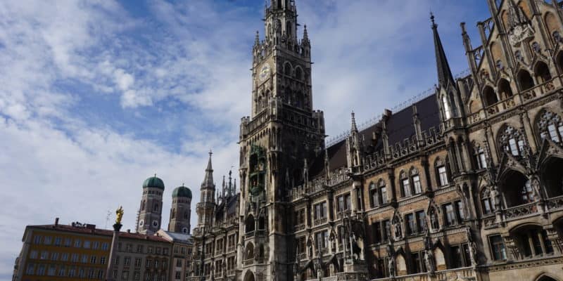 Marienplatz in Munich, Germany.