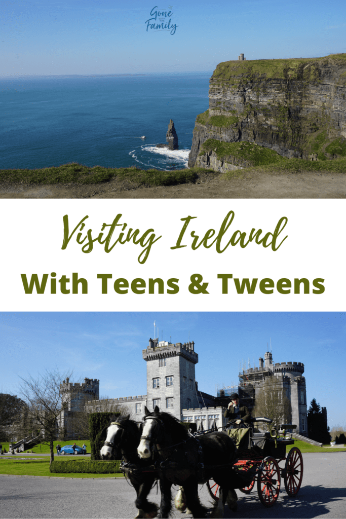 Pinterest image titled Visiting Ireland with Teens and Tweens