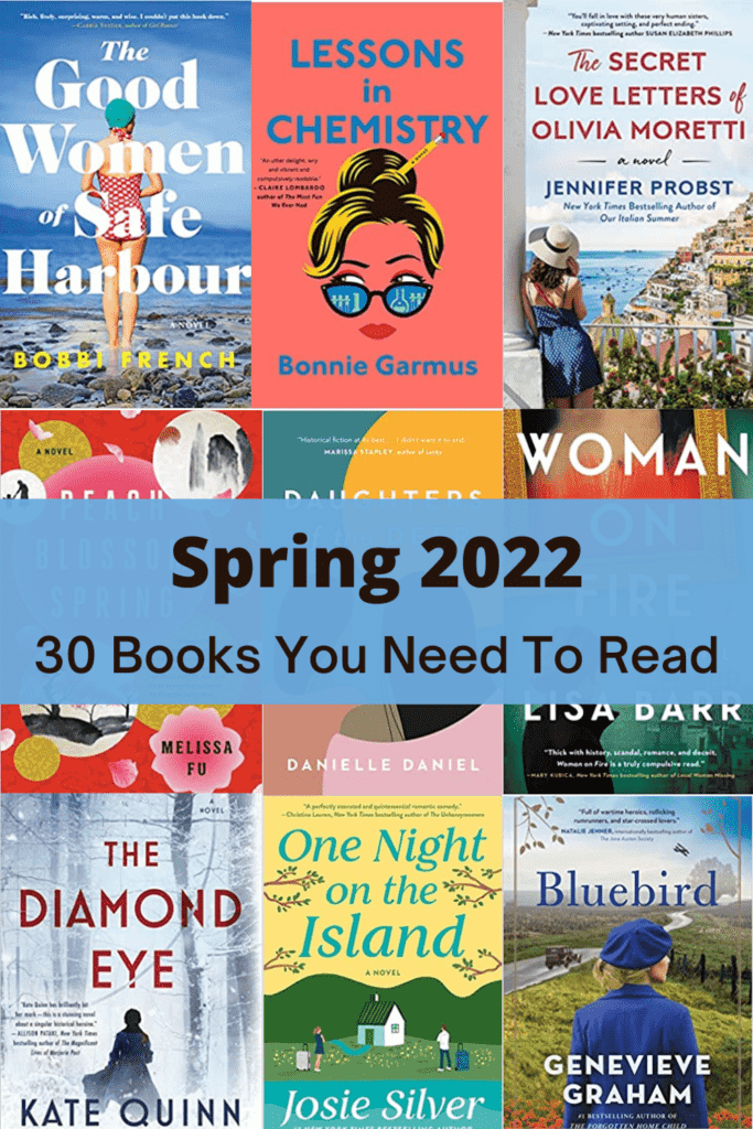 Pinterest Image for Spring 2022 - 30 Books You Need To read.