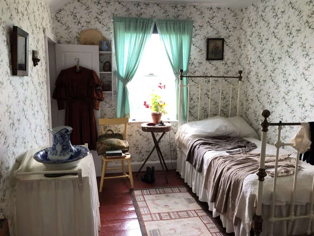 Anne Shirley's bedroom at Green Gables, Cavendish, Prince Edward Island.