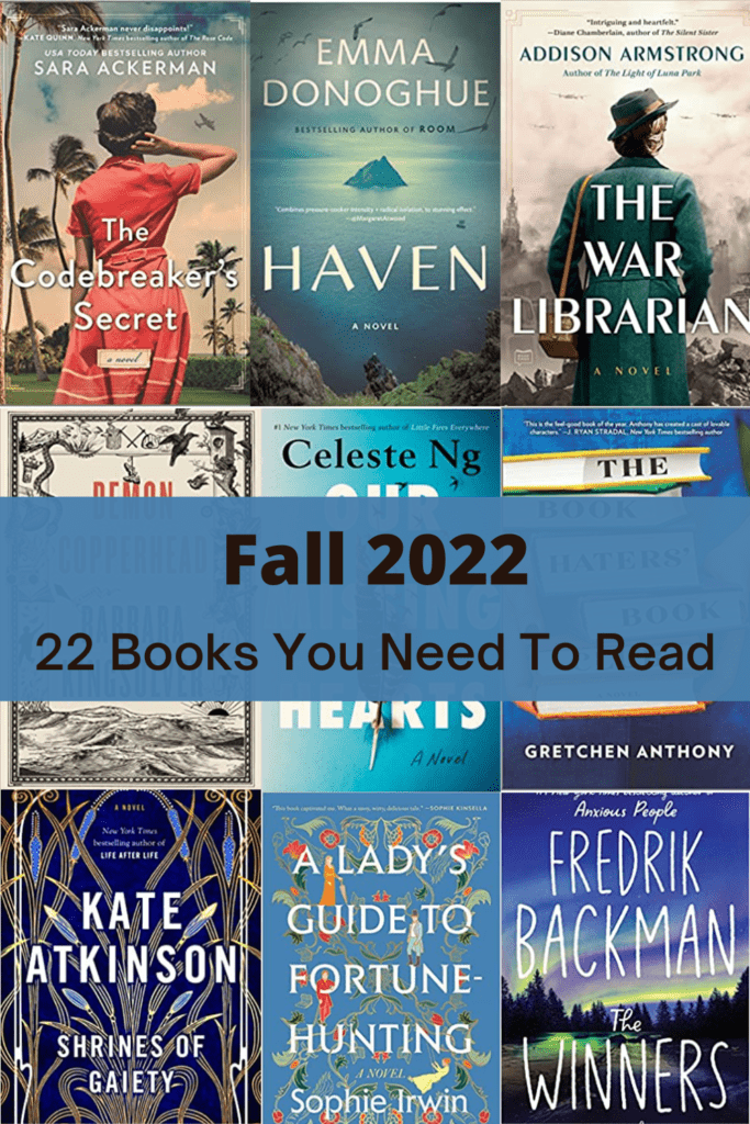 Pinterest image for Fall 2022 22 Books You Need To Read.