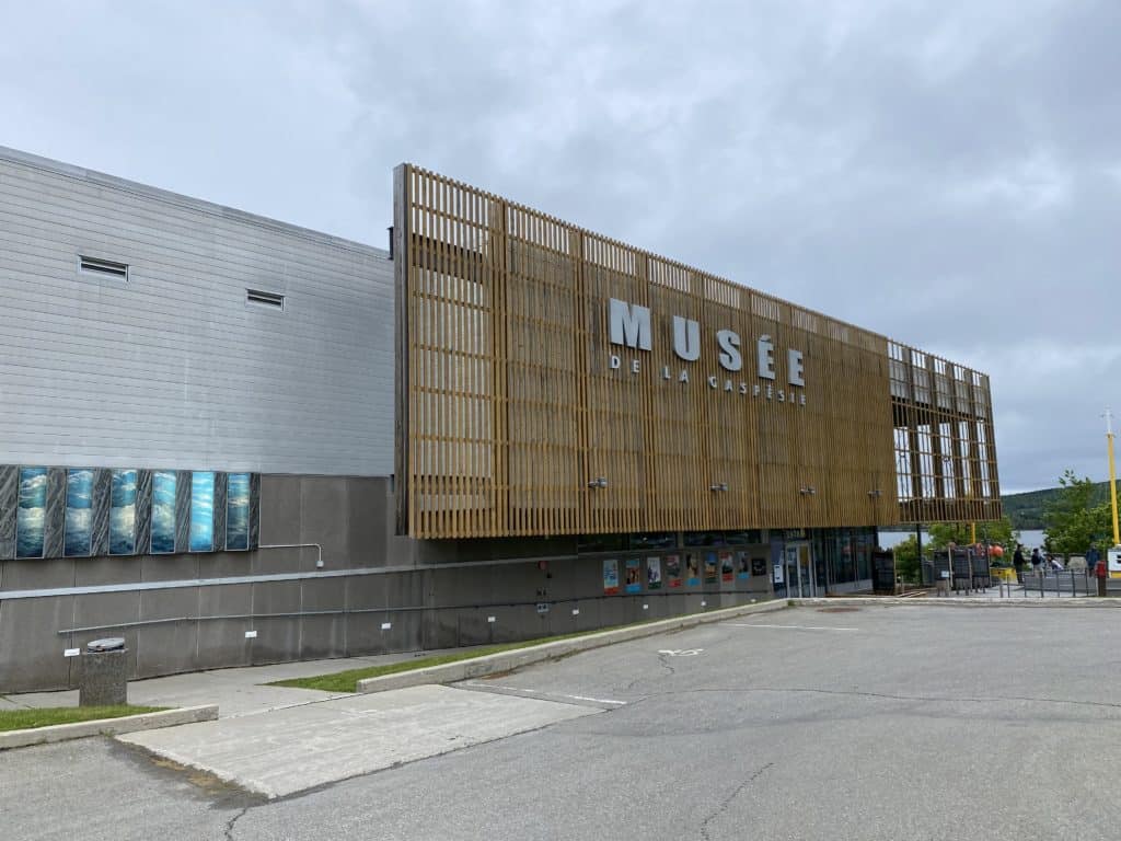 Exterior of Musee de la Gaspesie, Quebec.