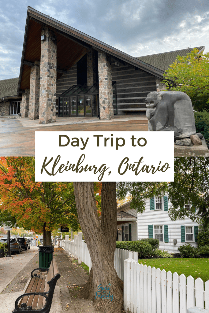 Pinterest image for A Day Trip to Kleinburg, Ontario.