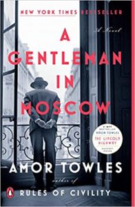 A Gentleman in Moscow by Amor Towles cover image.