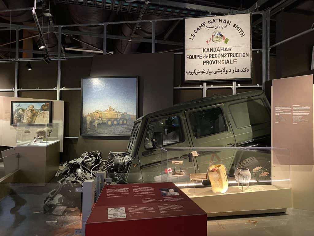 Camp Nathan Smith - Kandahar exhibit at the Canadian War Museum in Ottawa.