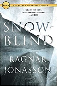 Snowblind by Ragnar Jonasson cover image.