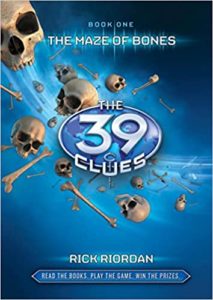 39 Clues book one The Maze of Bones cover image.