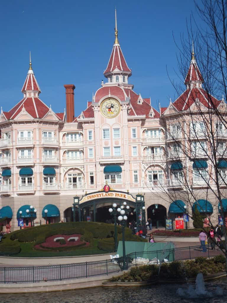 Entrance to Disneyland Paris.