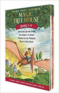 Magic Treehouse Book 1-4 Boxed Set by Mary Pope Osborne cover image.