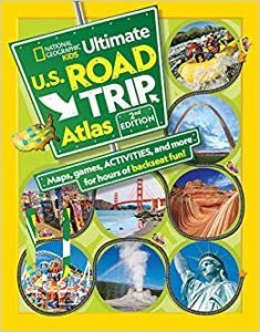 National Geographic Kids Ultimate US Road Trip Atlas 2nd Edition by Crispin Boyer cover image.