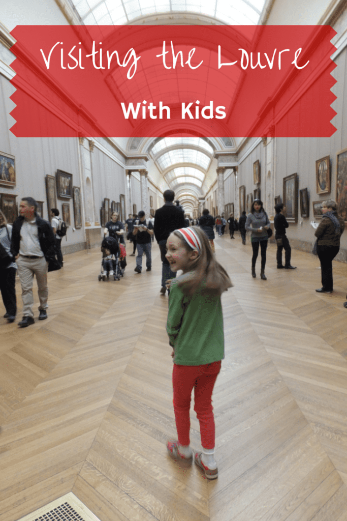 Pinterest image for Visiting the Louvre with kids.