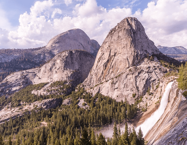 Nevada Fall in Yosemite Valley.