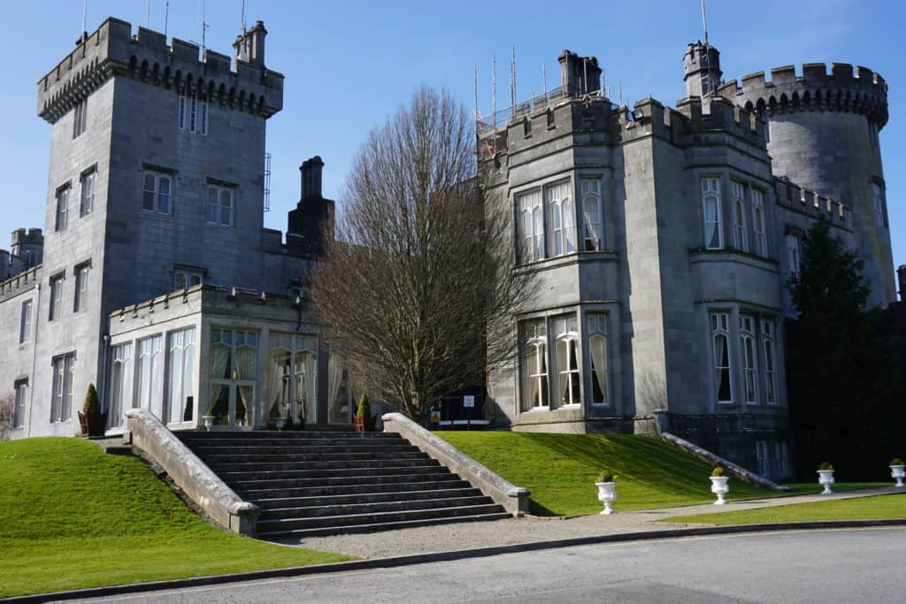 Exterior of Dromoland Castle in Ireland.