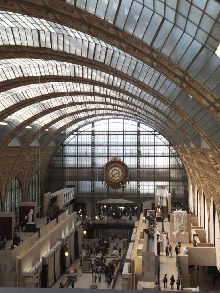 View of Musee d'Orsay from upper level.