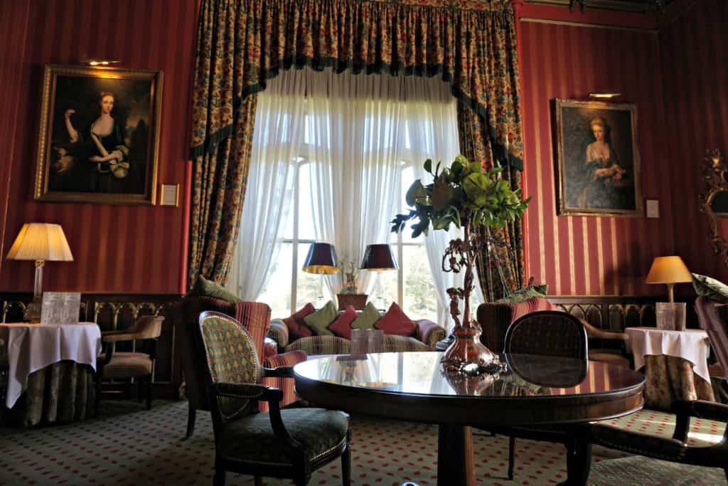Drawing Room at Dromoland Castle, Ireland.