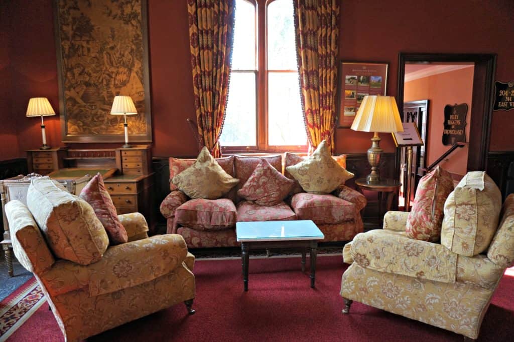 Drawing Room at Dromoland Castle, Ireland.