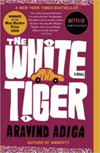 The White Tiger by Aravind Adiga cover image.