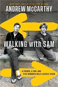 Walking with Sam by Andrew McCarthy cover image.