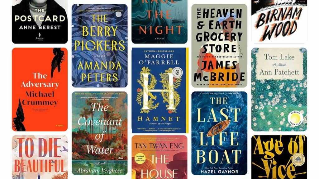 Grid image of book covers - favourite books of 2023.