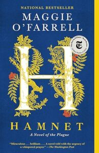 Hamnet by Maggie O'Farrell cover  image.