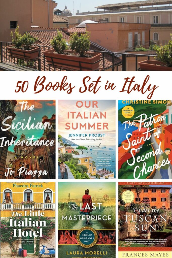 Pinterest Image for 50 Books Set in Italy