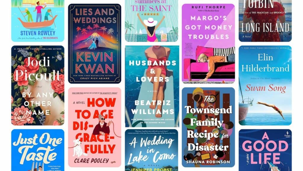 Grid image of book covers for Best Books to Read Summer 2024.