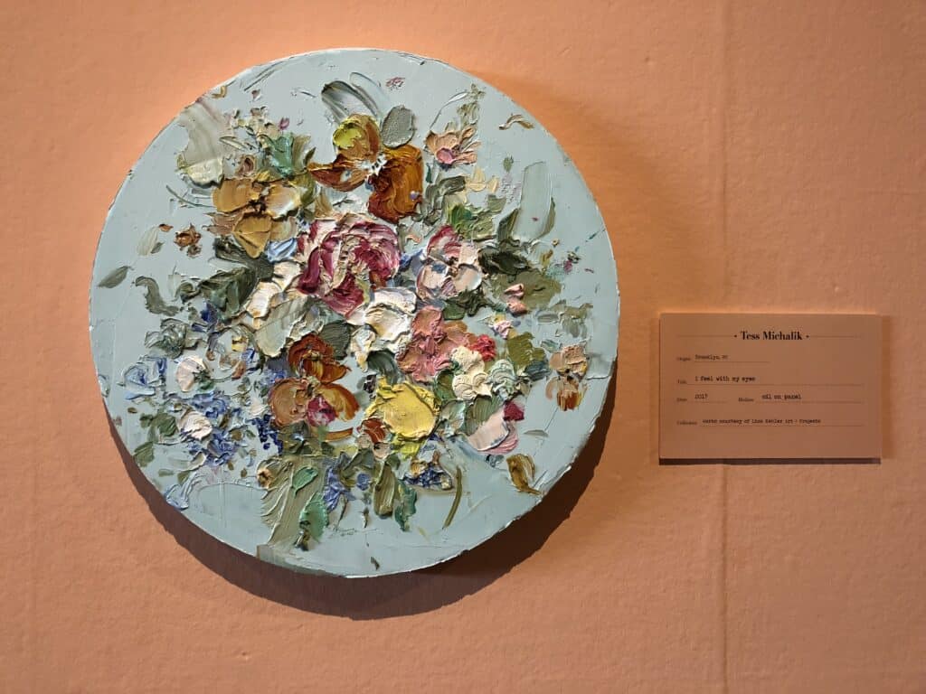 Circular artwork created by Tess Michalik.