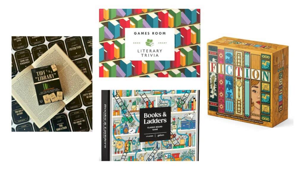 Bookish Gifts - collection of four literary games.