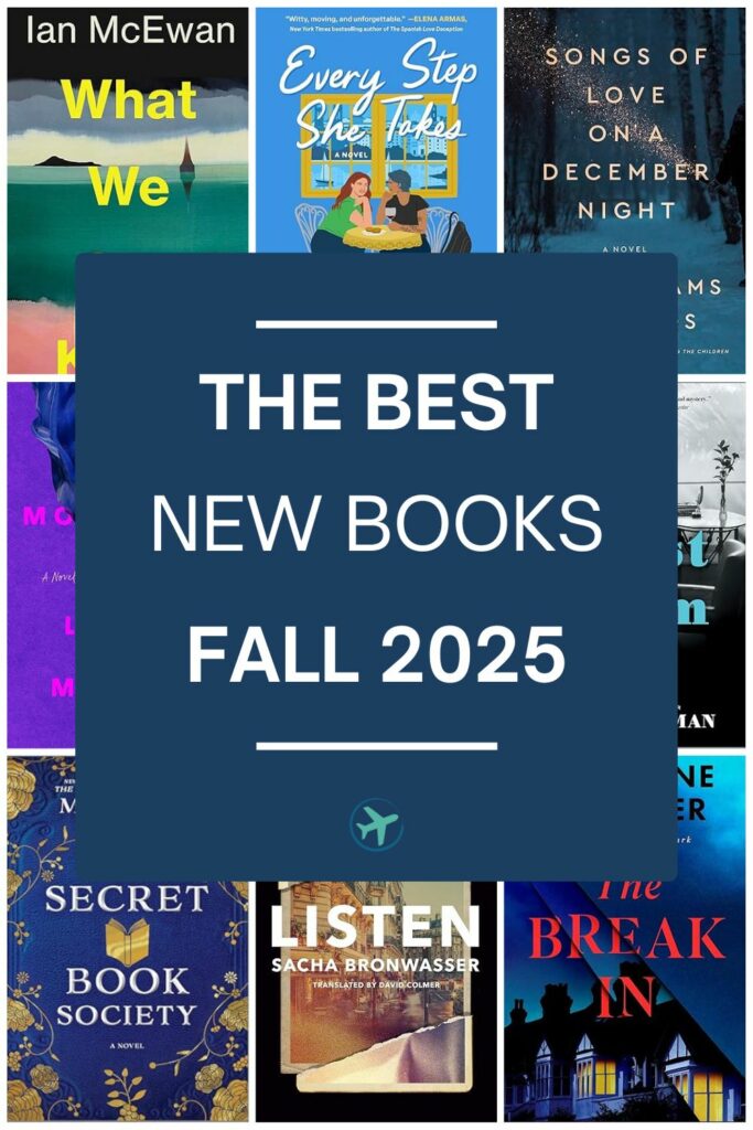 Pinterest Image for The Best New Books of Fall 2025.