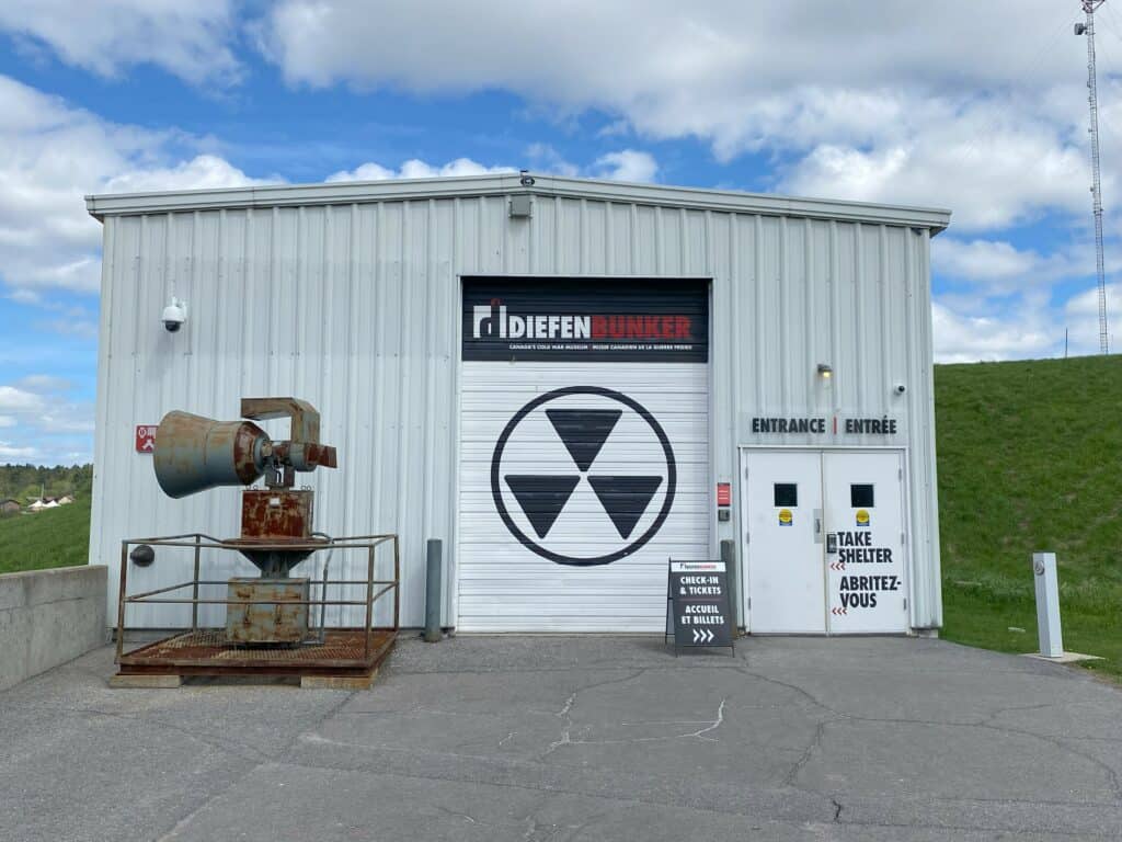 Exterior of Diefenbunker: Canada's Cold War Museum.