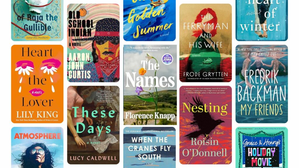 grid image of book covers for 15 Favourite Books of 2025.