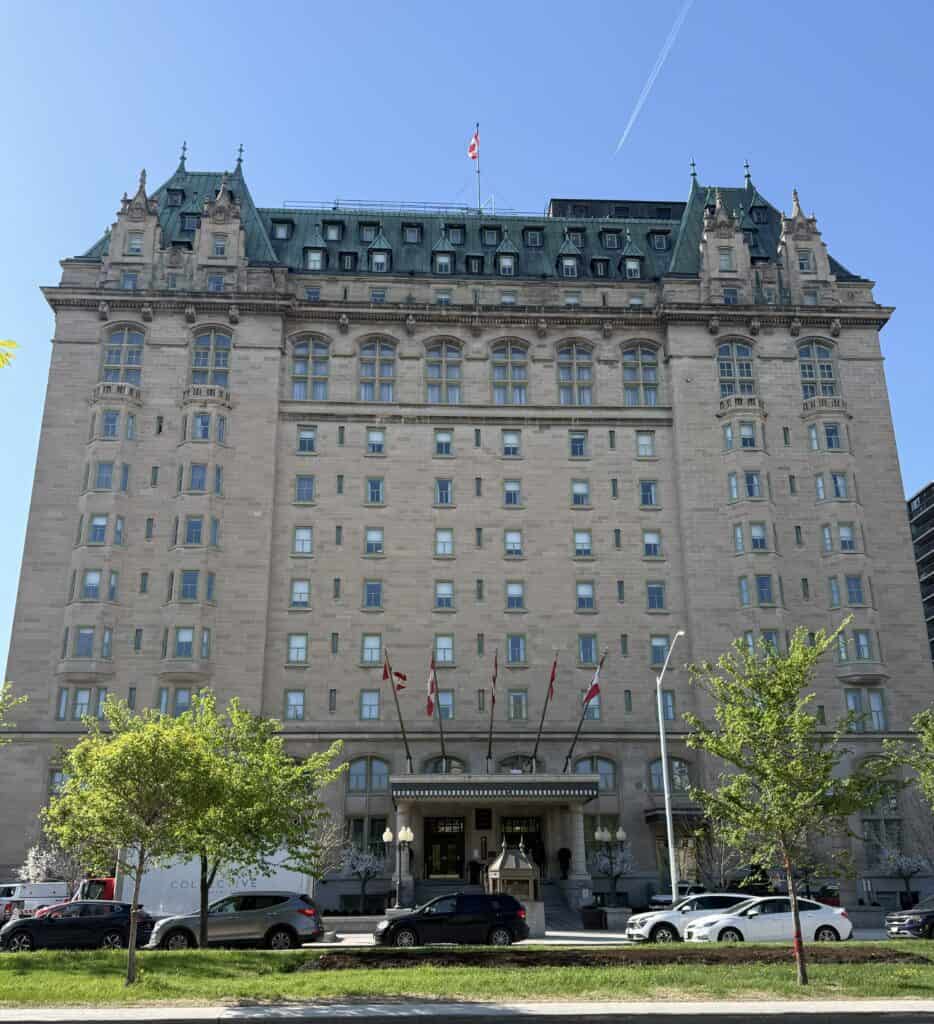 exterior of the Fort Garry Hotel in Winnipeg, Manitoba