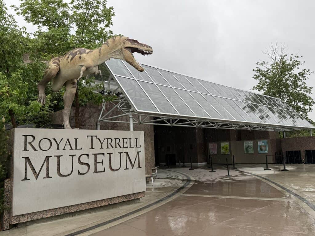 exterior of Royal Tyrrell Museum in Drumheller